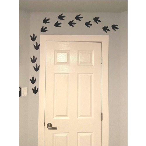Dinosaur footprint wall decor