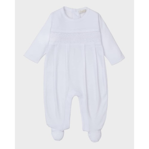Kid's Charmed Hand Smocked Footie, Size 3-6M