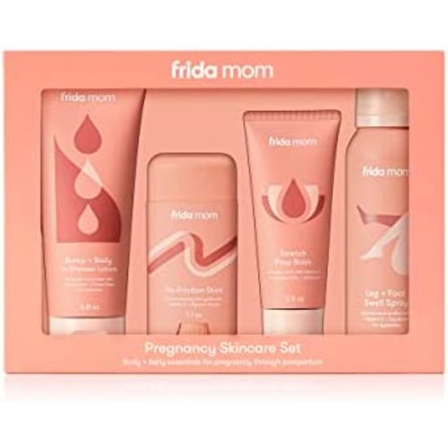 Frida Mom Pregnancy Skincare Body Relief Set for Stretch Marks, Dry Skin, Swelling & Chafing