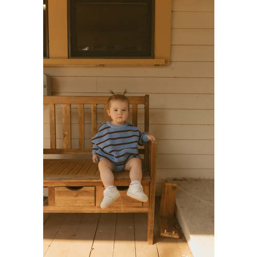 Jesse Set in Bitter Chocolate Stripe