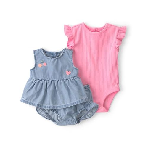 Carter's Baby Girls' 3-piece Diaper Cover Set