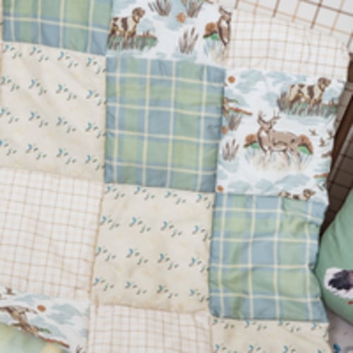 Organic Cotton Baby Quilt | Autumn Hunt