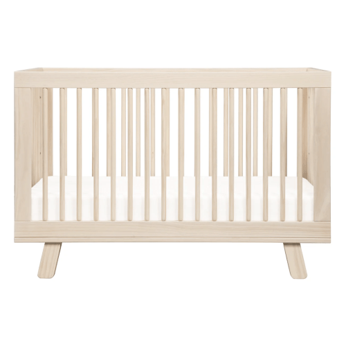 Hudson 3-in-1 Convertible Crib - Converts To Toddler Bed – Washed Natural