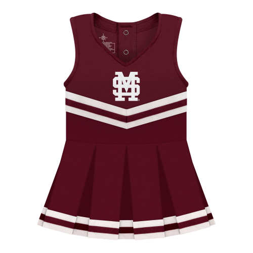 Mississippi State Bulldogs Cheerleader Bodysuit Dress | College Baby