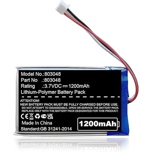 Nzzz Sp 803048 Battery fits Infant Optics DXR-8 Baby Monitor (Not Compatible with DXR-8 Pro) 3.7V