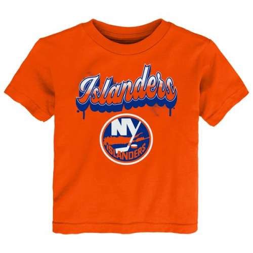 New York Islanders Toddler Bubbly Script T-Shirt - Orange