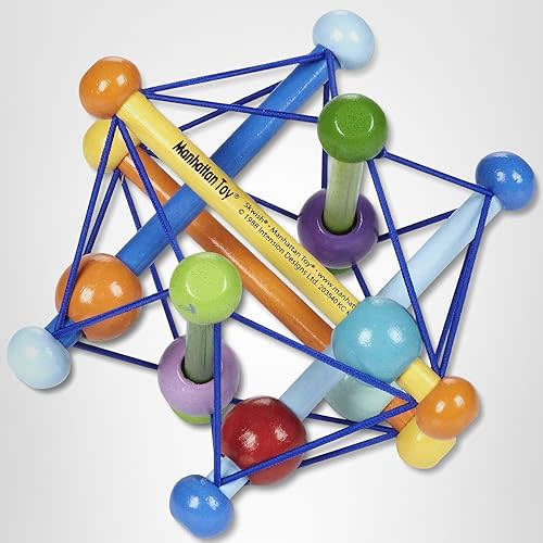 Manhattan Toy Skwish Color Burst Rattle and Teether Grasping Activity Toy
