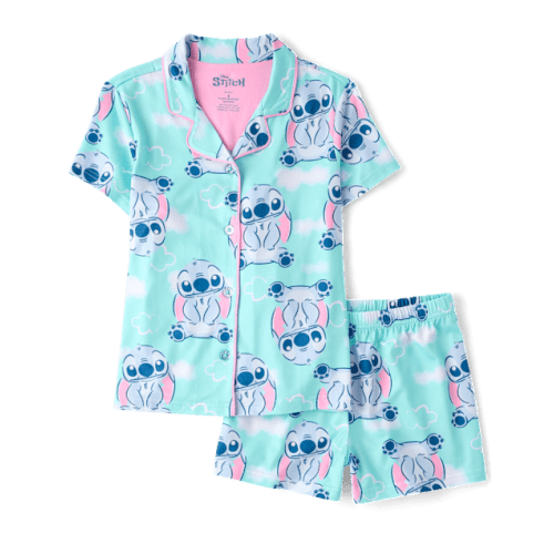 Girls Stitch™ Button Front Pajamas - Multi