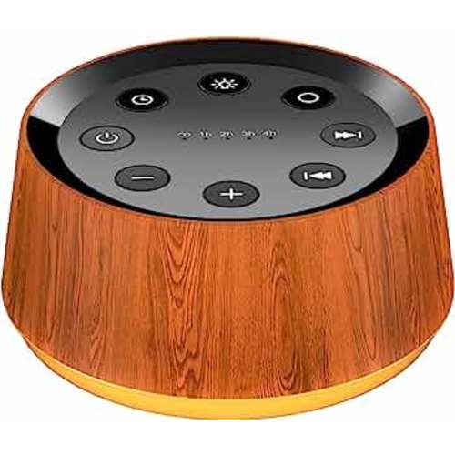 Brown Noise Sound Machine with 30 Soothing Sounds 12 Colors Night Light White Noise Machine for Adults Baby Kids Sleep Machines with 36 Volume Levels Memory Function 5 Timers for Home Office Travel