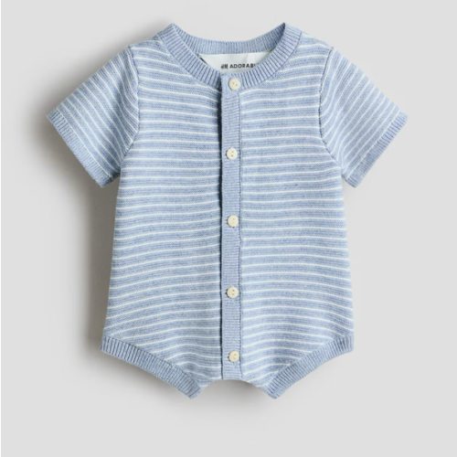 h&m cotton rumper suit