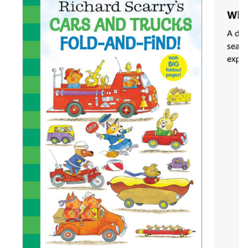 Richard Scarry's Cars and Trucks Fold-and-Find! (Richard Scarry's Busy World)