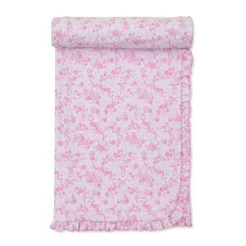 Old English Roses Pink Blanket