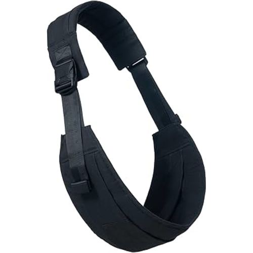 Toddler Carrier - Premium Cotton, Large Seat & Back Support, One Size Fits All, Ideal for 6-48 Months (11-44 lbs), Black