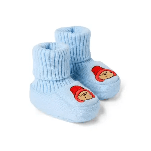 Baby Frozen Blue Paddington™ x Janie and Jack Baby Sweater Bootie by Janie and Jack