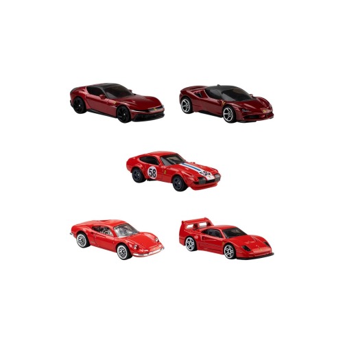 5-Pack Ferrari Toy Vehicles