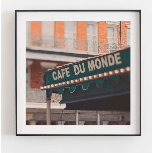 Cafe Du Monde Photograph, New Orleans French Quarter Print