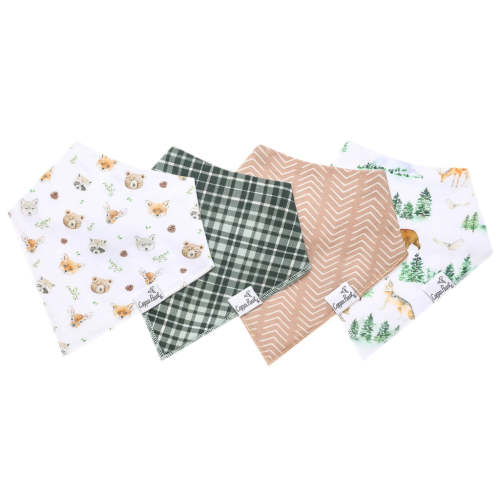 Copper Pearl | Bandana Bib Set (4-Pack) | Wilder