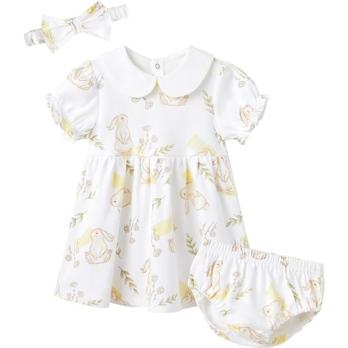 pureborn Baby Girl Dress 0-24 Months
