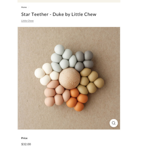 Star Teether - Duke by Little Chew