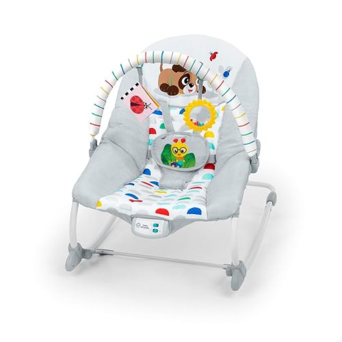 Baby Einstein Deans Discovery Spot Musical Infant to Toddler Rocker, with Vibrations, Ages 0 Months and Up