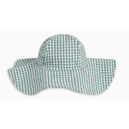 Seersucker Sun Hat