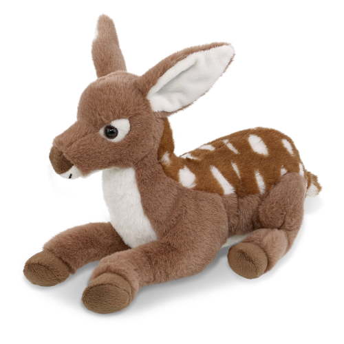 DolliBu Fawn Deer Super Soft Stuffed Animal, Cute Realistic Deer Stuffed Animals for Girls, Boys, Adults Animal Gifts, Kids Nursery Decor for Newborn, Cuddly Soft Baby Plush Toys - 10 Inches