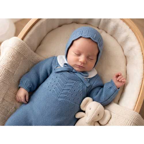 Conjunto de punto para recién nacido niño, primer conjunto de ropa de bebé, ropa de bebé embarazada