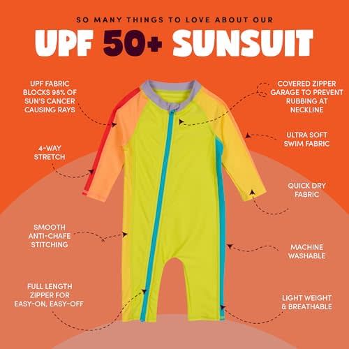 Long-Sleeve UPF 50+ Swimsuit for Baby