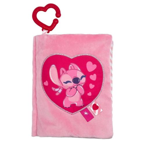 Disney Baby Lilo and Stitch Angel Valentine Soft Photo Album Baby Learning Toy
