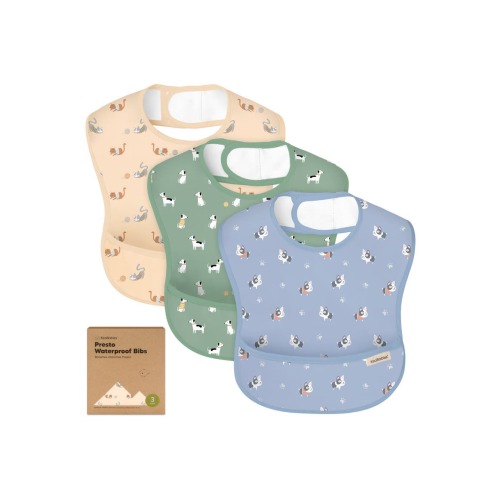 3-Pack Presto Waterproof Bibs