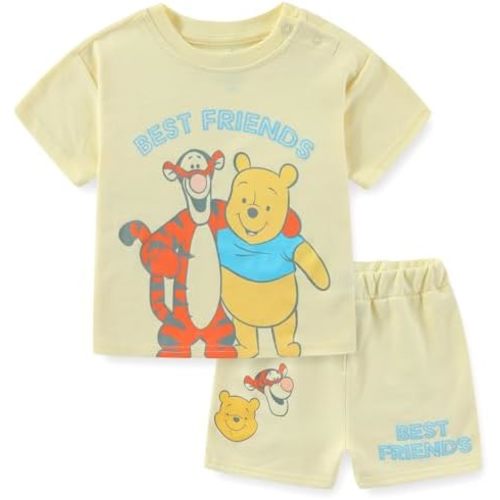 Disney Winnie the Pooh Tigger Baby Boys Short Sleeve T-Shirt and Shorts Set for Infant