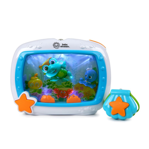 Baby Einstein Sea Dreams Soother Musical Crib Toy and Sound Machine, Newborn and up