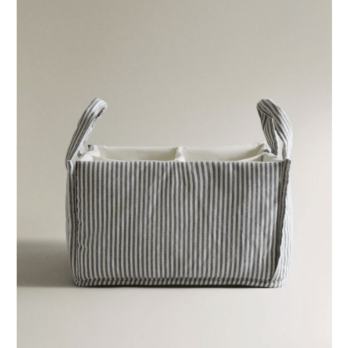 Striped Baby Diaper Caddy