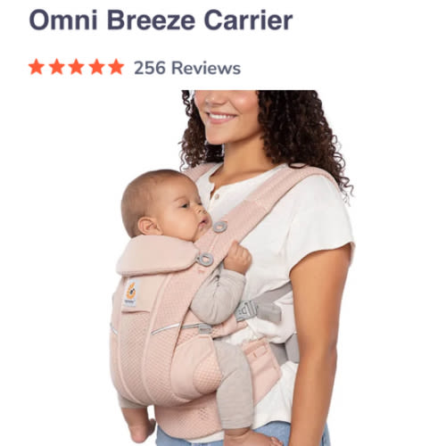 Ergobaby Omni Classic All Carry Positions Baby Carrier for Newborn to Toddler