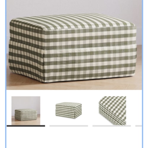 Crawford Gliding Ottoman