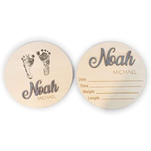 Birth Announcement Sign Personalized for Hospita,11 Colors Newborn Birth Arrival Baby Name 3D Sign,Hello World Newborn Sign Baby Shower Gift