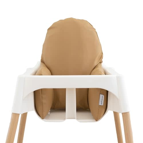 Yeah Baby Goods Wipeable IKEA Antilop Highchair Cushion Cover (Doe) - Soft, Waterproof Baby High Chair Cover