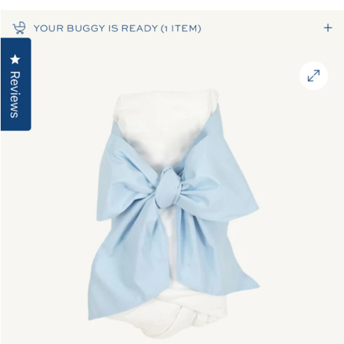 Bow Swaddle ® - Pearl Strand Silk