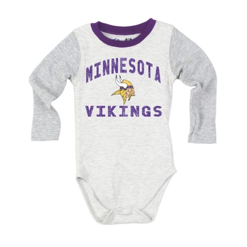 Infant Wes & Willy Gray Minnesota Vikings Jie Jie Hopper Set