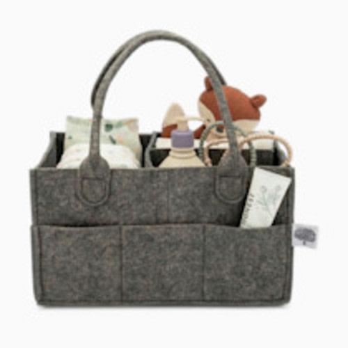 Parker Baby Co. Diaper Caddy - Peppercorn, Regular