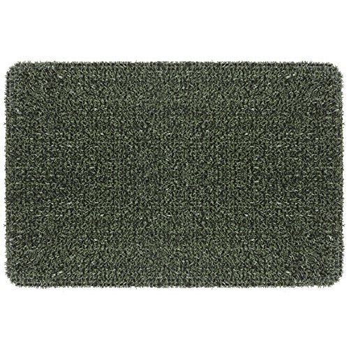 CLEAN MACHINE 10376912 Astroturf Dirt Trapper Doormat 23.5" x 35.5", Flair Evergreen