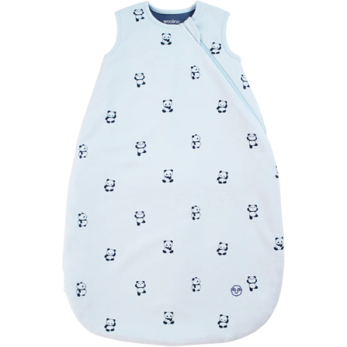 4 Season® Classic Baby Sleeping Bag, Merino Wool & Organic Cotton, Panda, 6-18m