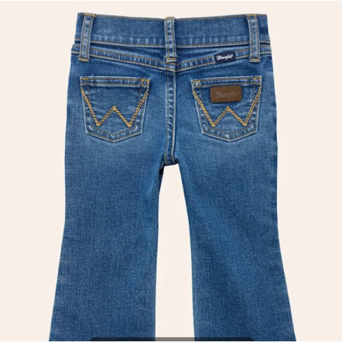 Wrangler Infant Toddler Boys' Medium Wash Adjustable Waist Jeans | Cavender's