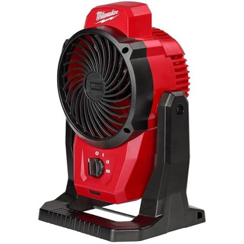Milwaukee Storekid Tool M12 Mounting Fan (Bare Tool) + TPT Premium cart storekid