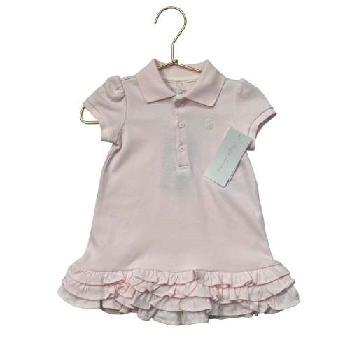 Ralph Lauren Pink Polo Dress with Tags - Size 9 Mo