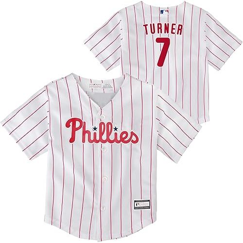 Trea Turner Philadelphia Phillies MLB Infants 12-24 Months White Home Player Jersey
