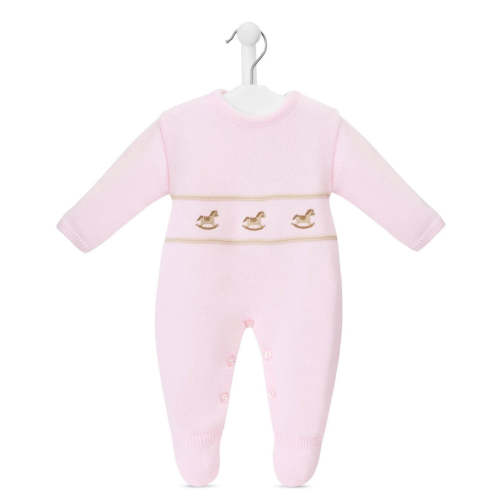 Knitted Rocking Horse Onsie - Pink – Ella Marina Baby