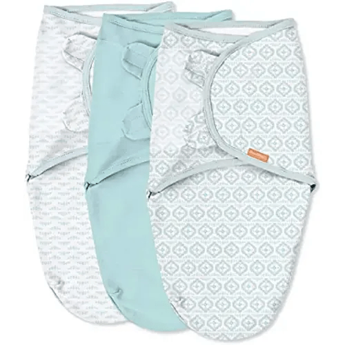 SwaddleMe Original Swaddle – Size Small, 0-3 Months, 3-Pack (Newport Shores)