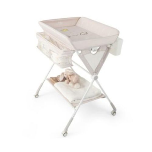 Portable Baby Changing Table with 3-Level Adjustable Height Convenient and Comfortable for Diapering on the Go