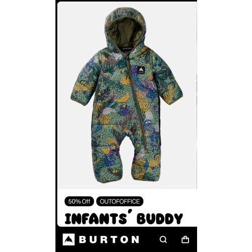 Infants' Burton Buddy Bunting Suit 2026 | Baby Outerwear